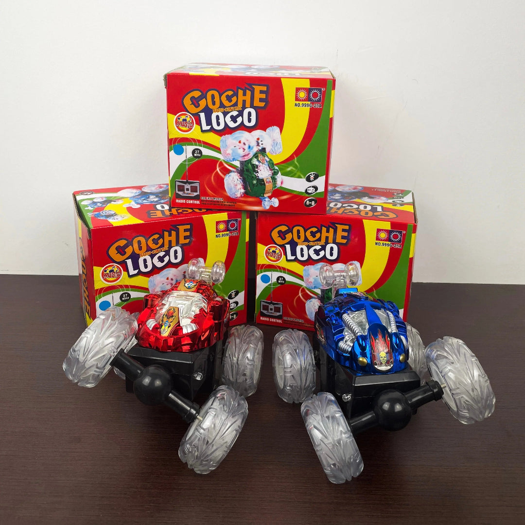 COCHE RADIOCONTROL ANTIVUELCO STUNT CAR