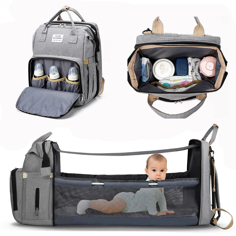 MOCHILA CAMBIADOR BEBÉS MULTIFUNCIÓN